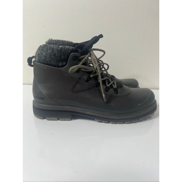 Barbour Men's Zed Hiker Cold Weather Boots Charcoal Gray Sz 11 - Picture 1 of 11
